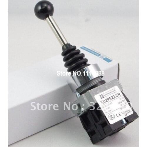 XD2PA22CR 2NO 2Positions Momentary Spring Return Wobble Stick Joystick Replace Telemecanique
