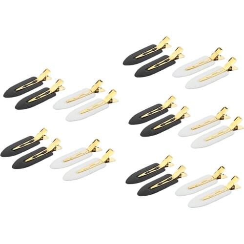 20Pcs No Bend Hair Clips Women Perming Hairstyle Bangs Styling Tool Clamps