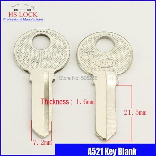 Iron 1.2 left bath door Key blank Locksmith Supplies Blank Keys cilvil Horizontal key machine A521 iron blade cutter