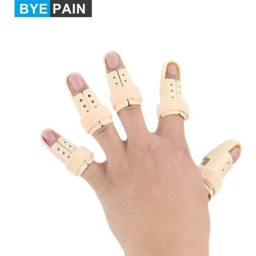 1Pcs BYEPAIN Plastic Finger Support Thumb Injury Splint Finger Splint Mallet Protector for Basketball Fixed Finger Cover