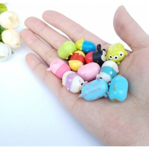 25~50pcs/set Hotsale High quality Cartoon Bear Rabbit and so on Animal Dolls Capsule Doll Jenga Toys Christmas Birthday Gift