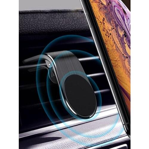36*11.5*60MM Upgrade Magnetic Car Phone Holder ABS Car Air Vent Mount Clip 360 Degree Magnet Phone Stand Bracket