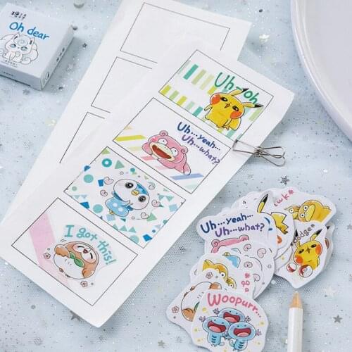 4@# 36pcs/lot Kawaii Pet Wall Black Sticker Butterfly Pattern Stickers Refrigerator Home Decoration Kitchen Wall Art Mural