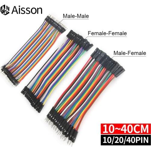 40PIN Cable Dupont Line 10cm 20cm 30cm Male to Male Female to Female Male to FeMale Jumper Dupont Wire Cable For PCB DIY KIT