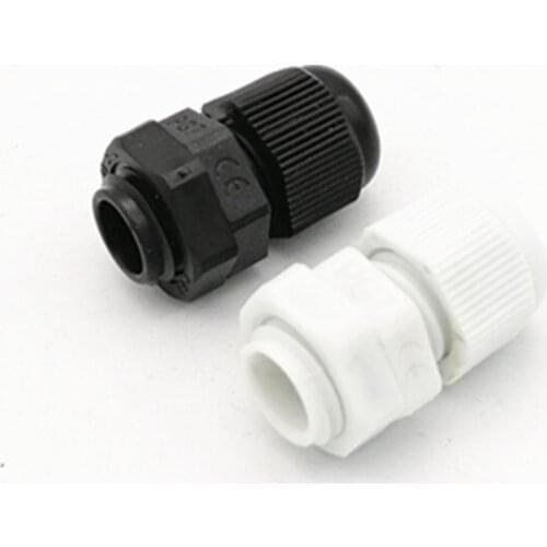 40PCS/LOT PG type Nylon cable Gland Connector Waterproof Cable CE with rubber