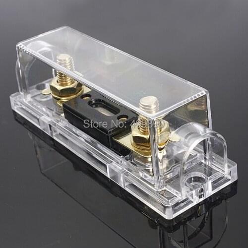 50pcs/lot ANL Fuse Holder Distribution Fuse Holder 0/4/8 GA Positive 300 AMP