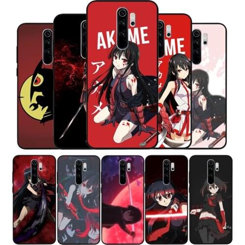 Akame Ga Kill Black TPU Silicone Soft Phone Case For Redmi 4A 4X 7A 5 Plus 6 Pro NOTE 9 7 8 5 Pro 4 6