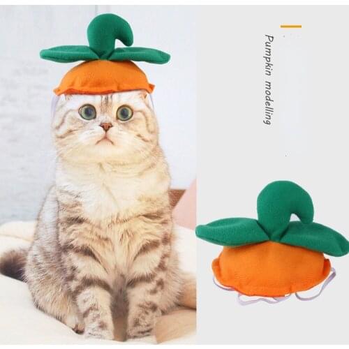 Pet Accessories Caps Cute Pet Halloween Dress Up Pumpkin Hat Cheap for Dogs Hats Pets Funny Costume Cosplay Dog Hat supply