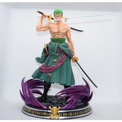 Anime One Piece Roronoa Zoro with Snow Knife Battle Ver. GK PVC Action Figure Statue Collection Model Toys Doll Gifts