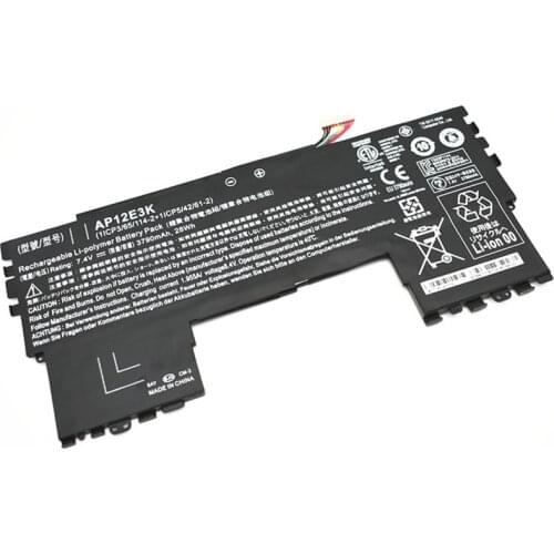 AP12E3K New For Acer Aspire S7 S7-191 Ultrabook 11" 1/CP3/65/114-2 1/CP5/42/61-2 28Wh 7.4V 3790mAh Laptop Battery