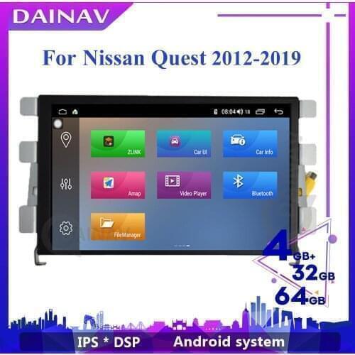 2 Din Android Car Radio Multimedia Player For Nissan QUEST 2012-2019 Car Stereo Autoradio Player HD Screen Tesla Style Head Unit