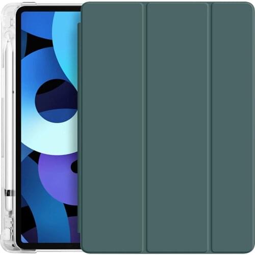 For iPad 9.7 2018 6th Case with Pencil Holder Cover for iPad A1822 A1823 A1893 10.2 Pro 11 M1 2021iPad 10.2 8th Air 4 10.9 Case