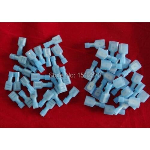 50piece/bag Double Crimp Nylon Full-insulating male terminal 25PCS+Female 25pcs 16-14AWG(1.5-2.5 square meter)