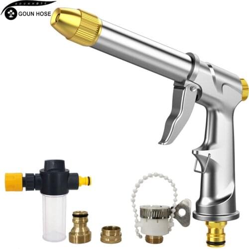 GOUN HOSE Portable High-Pressure Water Gun For Cleaning Car Wash Machine Garden Watering Hose Nozzle Sprinkler Foam Water Gun