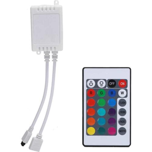 24 Key IR Remote Control Wireless Controller Kit for RGB LED Strip Light Lighting Accessories RGB Controller