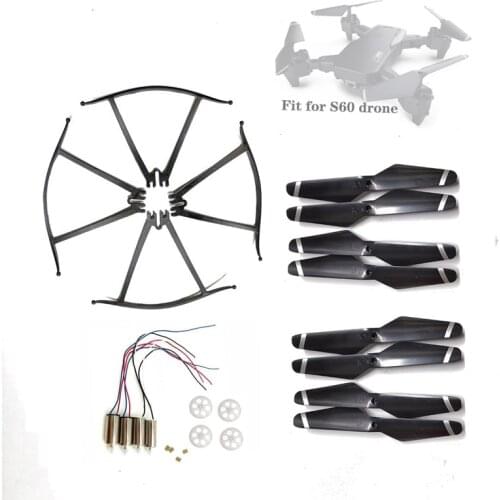 S60 Fpv Drone Camera Quadcopter RC Helicopter Accessories Propeller Blades Arm Motor Engines Guard Gear Parts