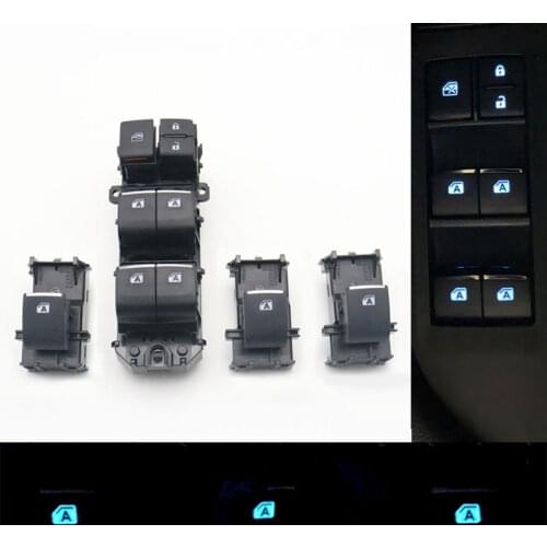 For Toyota RAV4 2019 2020 CHR 2019 2020 LED Backlight Power Window Button Switch Left Driver