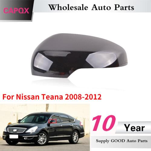 CAPQX For Nissan Teana 2008 2009 2010 2011 2012 Outside Rearview Mirror Cover Cap Door Side Mirror Lid Shell Trim Hood