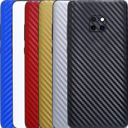 New 3D Carbon Fiber Film For Huawei Mate 40 30 20 Pro Mate 40 30 For Huawei P40 P30 P20 Pro Back Film Color Change Sticker