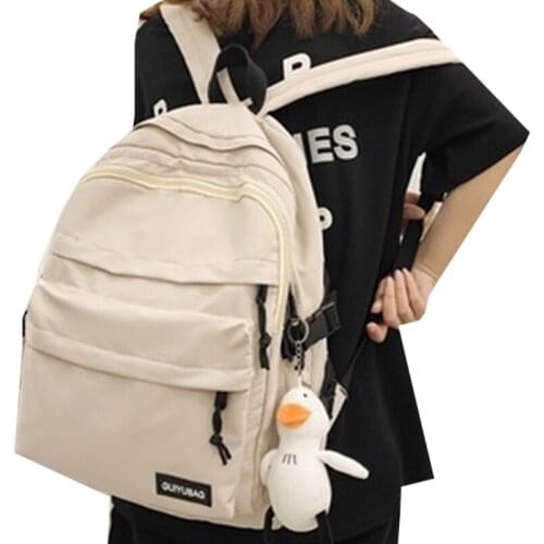 2021 New College Student Travel Rucksack Schoolbag For Teenage Girl Boy Large Capacity Waterproof Woman Men School Backpack