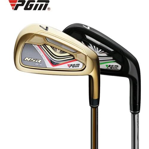 CRESTGOLF Golf Club 7 Iron Training Irons Club Golf R/S Class Upgraded Version Black and Golden Golf clubs for Men and Women