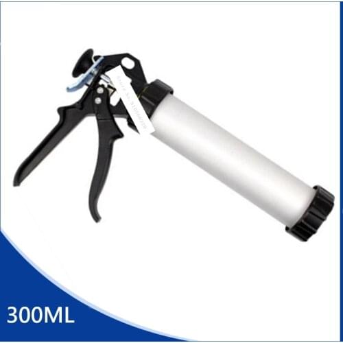 C20512 300ML Dual-use Glass Glue Gun Manual Thickening Aluminum Alloy Structure Soft Silicone Glue Gun