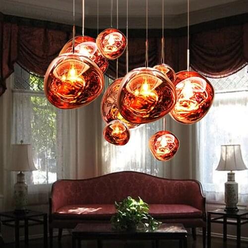 Nordic Lava PVC Pendant Lights Lighting Modern Designer Hanging Lamps for Living Room Bar Cafe Loft Home Decor lamp Fixtures