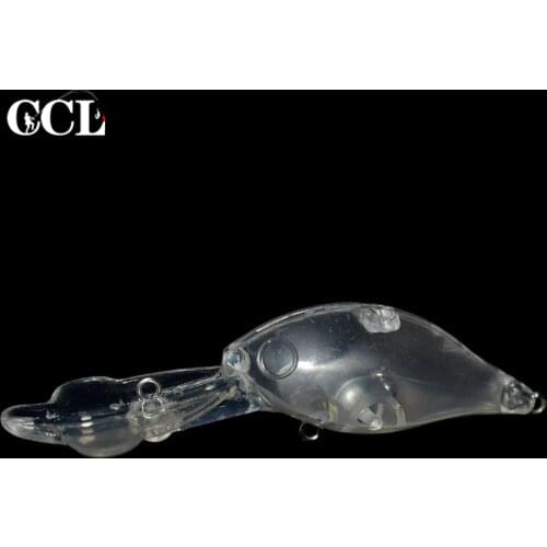 CCLTBA 10pcs/lot 8.5cm 7.3g Unpainted Crank Hard Bait Floating Wobblers Deepwater Crankbait Minnow Fishing Lures Blanks