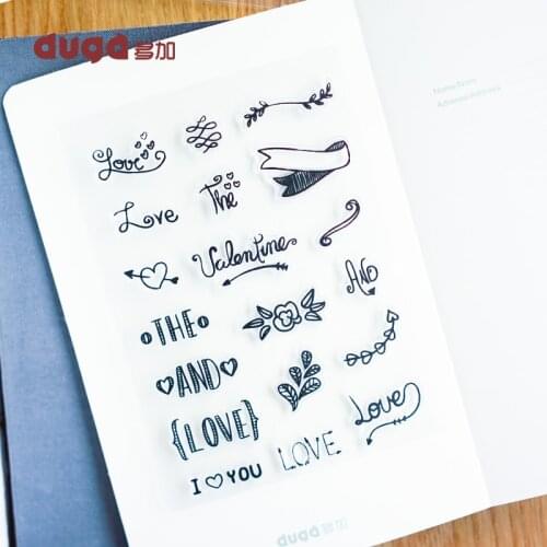 Transparent Clear Silicone Stamp/Seal For DIY Scrapbooking Photo Album Decorative Paper Card Crafts Handmade Gift