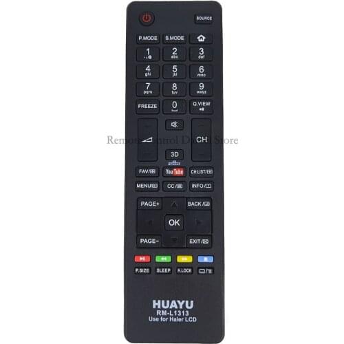 RM-L1313 Universal Remote Control for Haier Smart TV with Netflix Button HTR-A18EN A18H HTR-A10 A18E HTR-D18A A18M A10H A10L