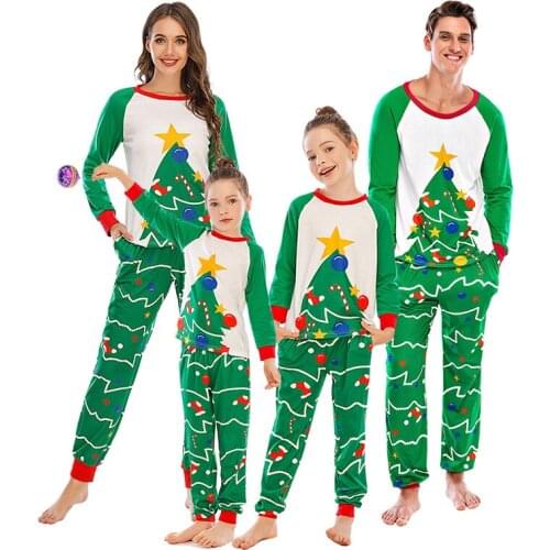 Christmas long-sleeved trousers autumn and winter new womens loose home clothes pajamas womens suit