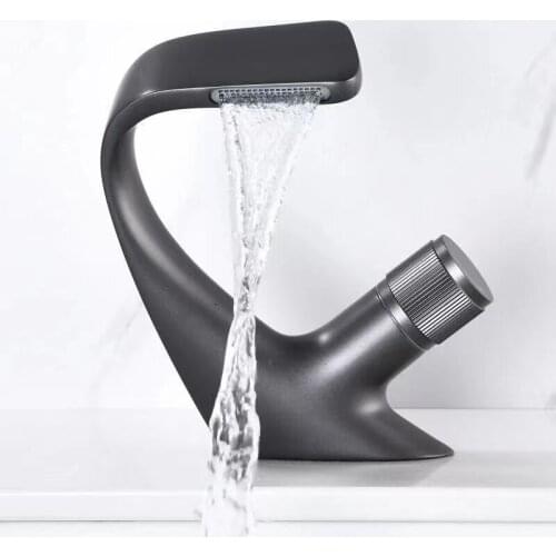 New Arrivals Luxury Bathroom Faucet High Quality Black Rose Basin Faucet Cold and Hot Bathroom sink faucet water tap mixer