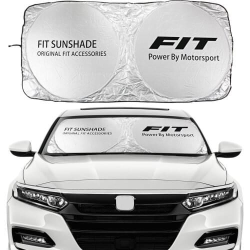 Car Windshield Sun Shade Cover For Honda Fit JAZZ EV 1.2 iDSI VTEC Shuttle Auto Accessories Blocks UV Rays Sun Visor Protector