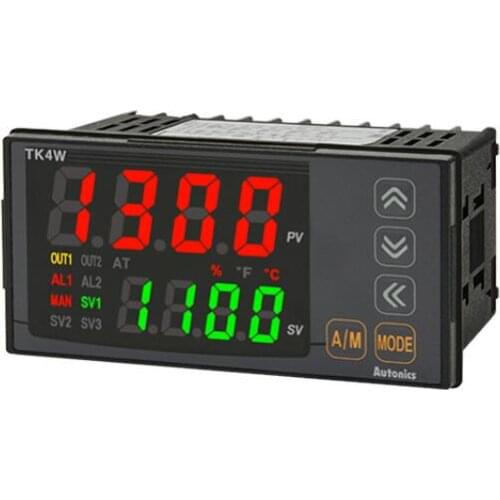 TK4W-14RN Temp Control, DIN W96XH48mm, 1 Alarm, Relay Contact Output, 100-240VAC