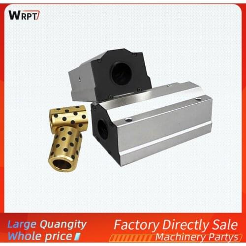 Extended graphite copper sleeve with dust-proof and corrosion-resistant linear slider bearing 1/2/4PCS SC20/25/30LUU