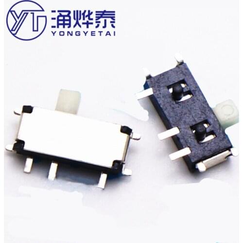 YYT 20PCS Seven feet 7P toggle switch toggle patch 7-pin mini-toggle switch DIP switch side