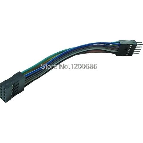 1007 22AWG 20CM Pure extension copper cable male jumper DuPont 2.54mm wire cable 1/2/3/4/5/6pin pitch 2.54mm