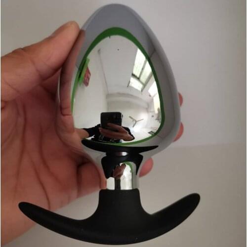 Heavy Metal Anal Plug Diameter60/70/80mm Big Vagina Anus Balls Anal Dilation Butt Plug Prostate Massage Sex Toys for Couples