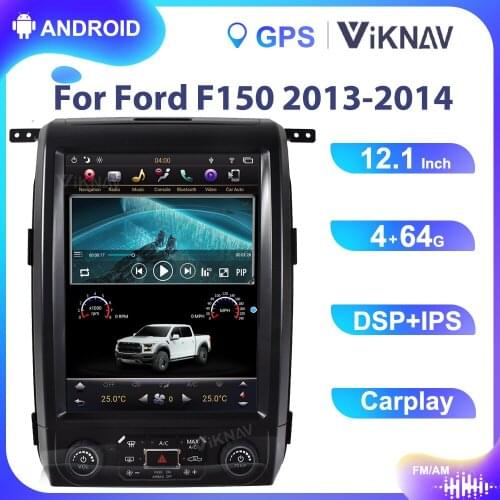 12.1 inch Android Car Radio for Ford F150 2013-2014 Head Unit Stereo Receiver DVD Multimedia Player Touch Screen Auto GPS Navi