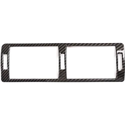 Car Center Console Air Condition Vent Frame Cover Trim Carbon Fiber for 5 Series E39 1996-2003