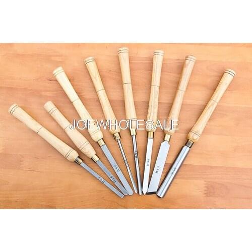 Woodworking Knife, HSS Wooden Turning Chisel,wood carving,8pcs/set