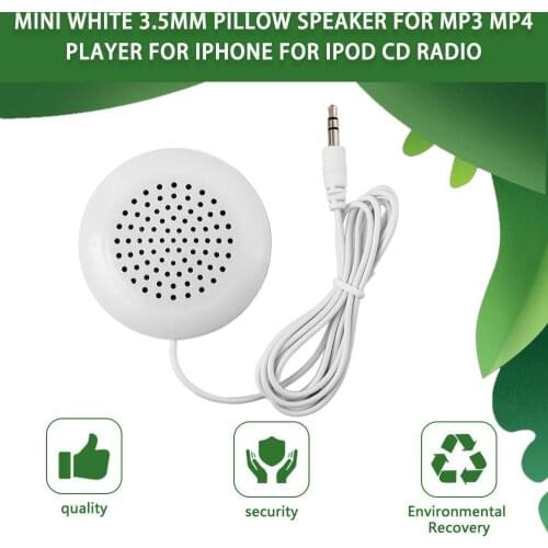 DIY 3.5mm Mini Louder Speakers Music Pillow Stereo Speaker For MP3 Phone For iPhone For iPod Touch CD Sleeping Use Drop Shipping
