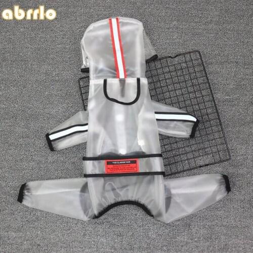 Dog Raincoat Puppy Jumpsuit Waterproof Jacket French Bulldog Overalls Clothes For Small Dogs York Chihuahua Corgi Pet Rain Coat