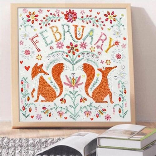 February 5D Special Diamond Painting Embroidery Needlework DIY Rhinestone Crystal Cross Craft Stitch Kit