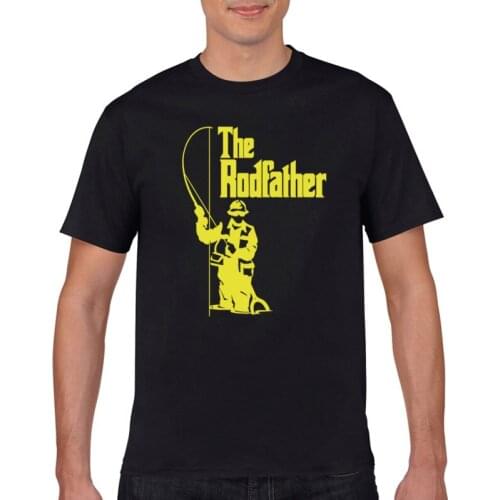 2021 new fashion summer T-shirt fisherman T-shirt 100% cotton mens T-shirt short sleeve cool printed T-shirt