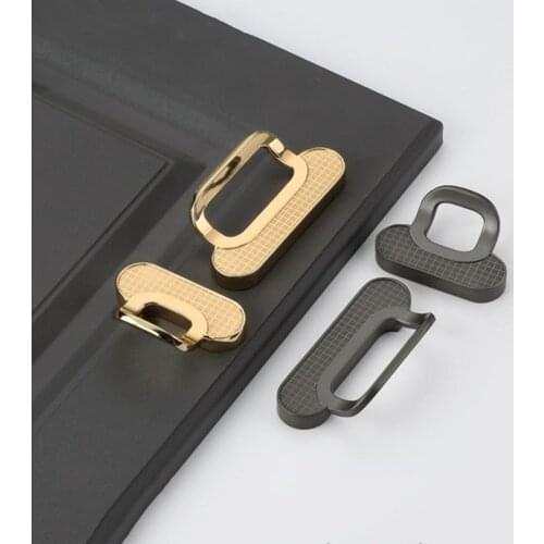 KK&FING Nordic Light Luxury Gold Cabinet Drawer Handles Zinc Alloy Dresser Knobs Wardrobe Cupboard Door Pulls Furniture Hardware