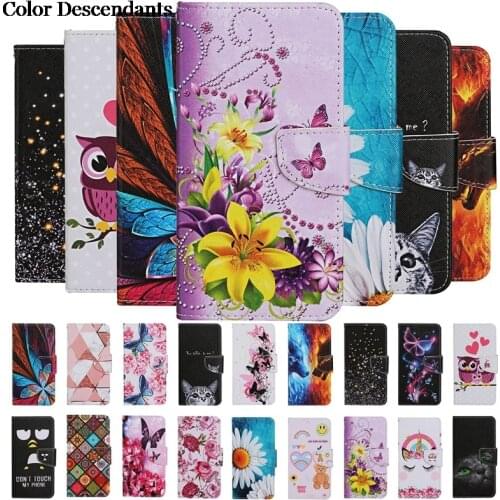 Leather Flip Case on for Funda Samsung Galaxy A20 A30 A40 A20E Cover Cute Cat Magnetic Wallet Phone Case for Samsung A20 A215F