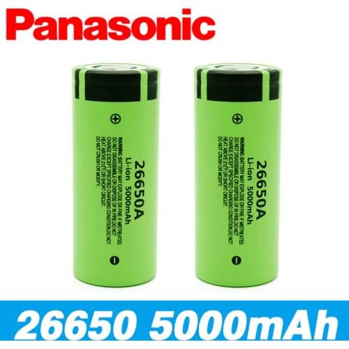 26650 Battery 3.7V 5000mAh Li-ion 26650A Rechargeable Battery for Flashlight Power Bank Power Tools Torch 26650 Lithium Battery