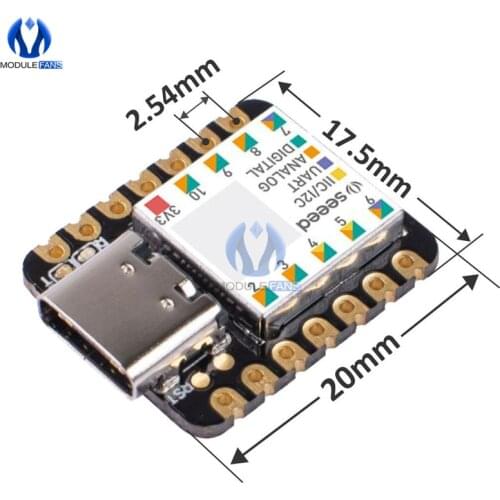 Microcontroller Seeeduino XIAO SAMD21 Cortex M0+ Nano 48MHZ SPI I2C Interface For Arduino IDE/IOT System Type-C Development Tool