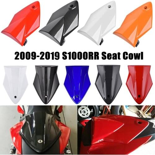 Moto Seat Cowl Rear Motorcycle Seat Cover Tail Fairing Fits for BMW S1000RR S1000R S1000 RR R 2009-2014 2015 2016 2017 2018 2019